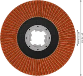 Lamelový kotouč Bosch EXPERT X782, úhlový, 125 mm, X-LOCK.